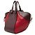 LOEWE Hammock Tasche Klein Bicolor aus Kalbsleder Rot Braun - Ansicht 2