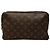 Louis Vuitton Brown Monogram Trousse Toilette 28 Castaño