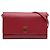 Portafoglio con tracolla TB Burberry in pelle rossa Rosso Bordò