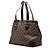 Louis Vuitton Brown Damier Ebene Hampstead PM Castaño - vista 2