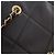 Chanel Shopping Tote aus schwarzem gestepptem Lammleder mit CC - Ansicht 11