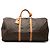 Louis Vuitton Brown Monogram Keepall 60 Castaño