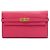 Cartera Hermès Kelly Longue en Chevre Mysore Rosa
