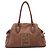 Borsa Fendi Brown Medium Zucca Nubuck Etniko Du Jour Marrone
