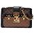 Clutch Louis Vuitton Brown Monogram Reverse Trunk Castaño