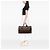 Louis Vuitton Brown Damier Ebene Keepall 50 Castaño - vista 6
