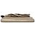Bamboo Clutch Gucci in vitello metallizzato marrone con nappina in bambù Bronzo - vista 3