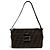 Borsa a tracolla Fendi in tela Zucca marrone