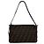 Borsa a tracolla Fendi in tela Zucca marrone - vista 2