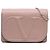 Valentino Borsa a tracolla VLogo Walk in pelle di vitello marrone con catena Carne