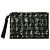 Pouch da polso Fendi Black FF 1974 in nylon camouflage Nero