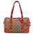 Borsa Boston Gucci Beige Small GG Canvas con cintura