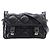 Autre Marque Borsa a Tracolla Diorcamp Piccola in Pelle di Vitello Macrocannage Nera Dior Nero