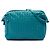 Bottega Veneta Mini Borsa a Tracolla Double Zip Nodini in Nappa Intrecciato Blu