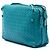 Bottega Veneta Mini Borsa a Tracolla Double Zip Nodini in Nappa Intrecciato Blu - vista 2