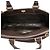 Borsa Satchel Fendi Classico No 3 in pelle martellata marrone Marrone scuro - vista 4
