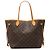 Louis Vuitton Brown Monogram Neverfull MM Marrom
