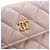 Chanel Mini Clutch On Chain Pearl Crush in pelle di agnello rosa - vista 5