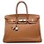 Hermès Brown Togo Birkin Retourne 35 Marrone