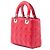 Autre Marque Dior Red Small Lambskin Cannage My ABCDior Lady Dior Rosso - vista 2