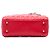 Autre Marque Dior Red Small Lambskin Cannage My ABCDior Lady Dior Rosso - vista 3