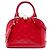 Louis Vuitton Red Monogram Vernis Alma BB Rot