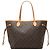 Louis Vuitton Brown Monogram Neverfull MM Marrom