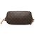 Louis Vuitton Brown Monogram Neverfull MM Marrom - vista 3