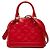 Louis Vuitton Red Monogram Vernis Alma BB Rot