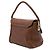 Borsa Satchel Bella con patta in vitello marrone Gucci Marrone scuro - vista 2