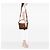 Borsa Satchel Bella con patta in vitello marrone Gucci Marrone scuro - vista 6