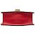Borsa Gucci Red Mini Calfskin Web Sylvie Chain Satchel Rosso - vista 3