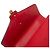 Borsa Gucci Red Mini Calfskin Web Sylvie Chain Satchel Rosso - vista 8