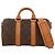 Louis Vuitton Brown Monogram Dust Keepall Bandouliere 25 Braun