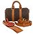 Louis Vuitton Brown Monogram Dust Keepall Bandouliere 25 Braun - Ansicht 12