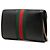 Gucci Mini Borsa a Tracolla Rajah Web Chain in Pelle di Vitello Nera Nero - vista 2