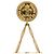 Spilla Chanel Gold CC placcata oro Quilted Flap Bag D'oro - vista 4