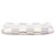 Louis Vuitton White Damier Azur Pochette Cles Bianco - vista 3