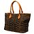 Fendi Shopper aus Canvas mit braunem Zebra-Print - Ansicht 2