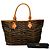 Fendi Shopper aus Canvas mit braunem Zebra-Print - Ansicht 7