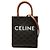 Céline Celine Brown Mini Triomphe Coated Canvas Vertical Cabas Satchel Braun Dunkelbraun