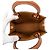 Céline Celine Brown Mini Triomphe Coated Canvas Vertical Cabas Satchel Braun Dunkelbraun - Ansicht 4