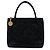 Chanel Medallion Tote aus schwarzem Wildleder