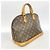 Sac à main Louis Vuitton Monogram Alma Marron - vue 2