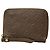 Louis Vuitton Monogram Empreinte Portefeuille Secret Compact Wallet Braun