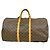 Louis Vuitton Brown Boston Monogram Keepall Bandoulière 60 Marrone