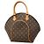 Bolso Louis Vuitton Monogram Ellipse MM Castaño
