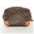 Borsa a tracolla Louis Vuitton Monogram Trocadero 27 Marrone - vista 11
