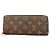 Louis Vuitton Monogram Portefeuille Clemence Long Wallet Rosa