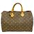 Louis Vuitton Monogram Speedy 35 Handtasche Braun